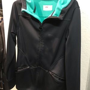 Women’s Foursquare hooded zip up sweatshirt size M